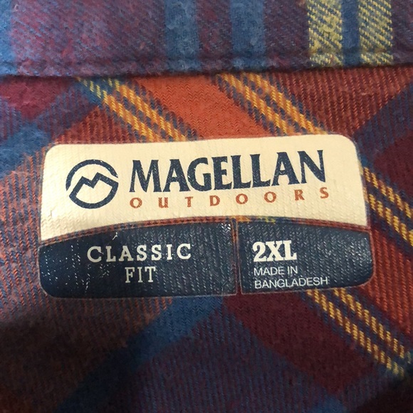 Magellan Classic Fit Long Sleeve Flannel - Picture 5 of 8